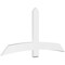 Ekena Millwork Bellingham Architectural Grade PVC Gable Bracket, 72"W x 36"H x 2"D x 6"F, 12/12 Pitch GBP072X36X0206BEL00 - alternate 1